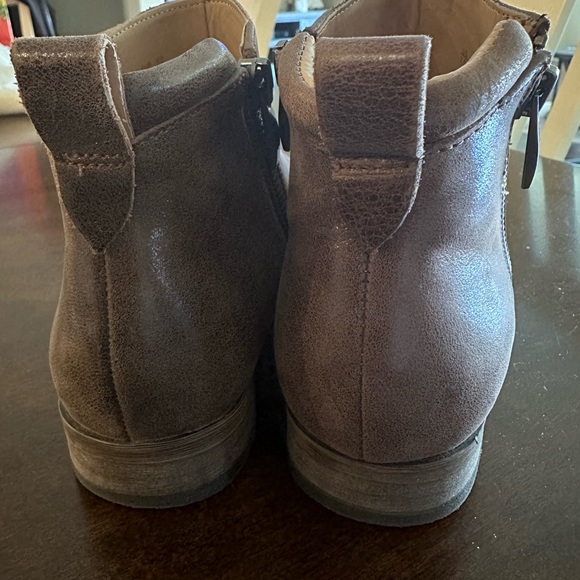 Franco Sarto Keegan Brown Leather Booties Size 7.5 - Picture 6 of 6